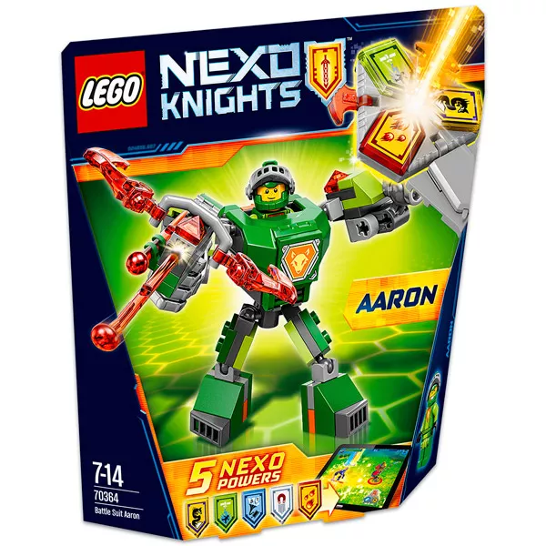 LEGO NEXO KNIGHTS: Aaron harci öltözéke 70364
