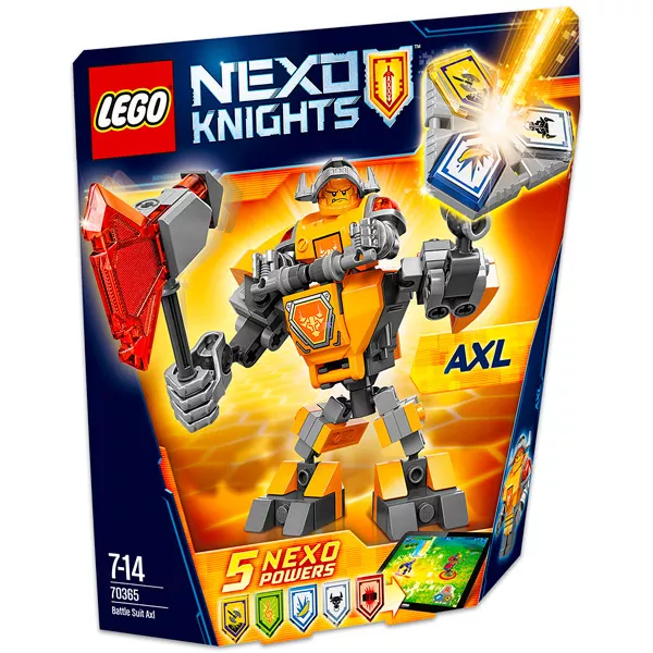 LEGO NEXO KNIGHTS: Axl harci öltözéke 70365