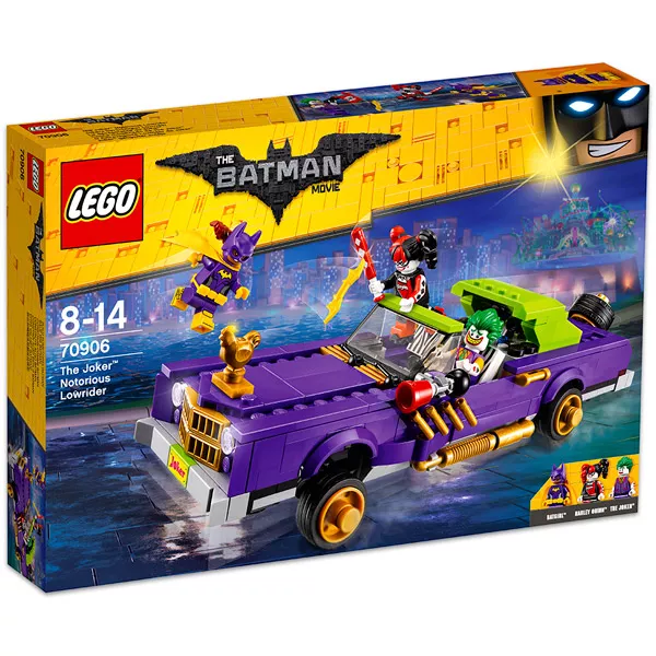 LEGO BATMAN MOVIE: Joker şi maşina joasă Notorious 70906