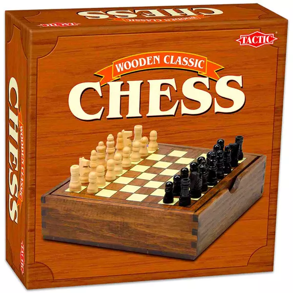 Tactic: set şah clasic cu piese din lemn