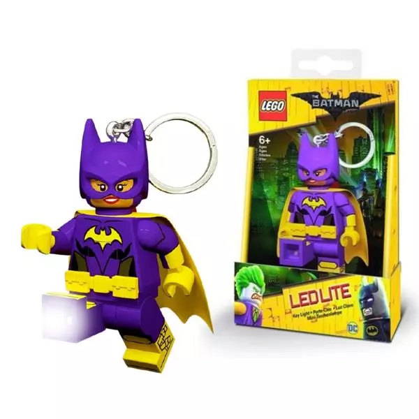 LEGO BATMAN MOVIE: Batgirl világító kulcstartó