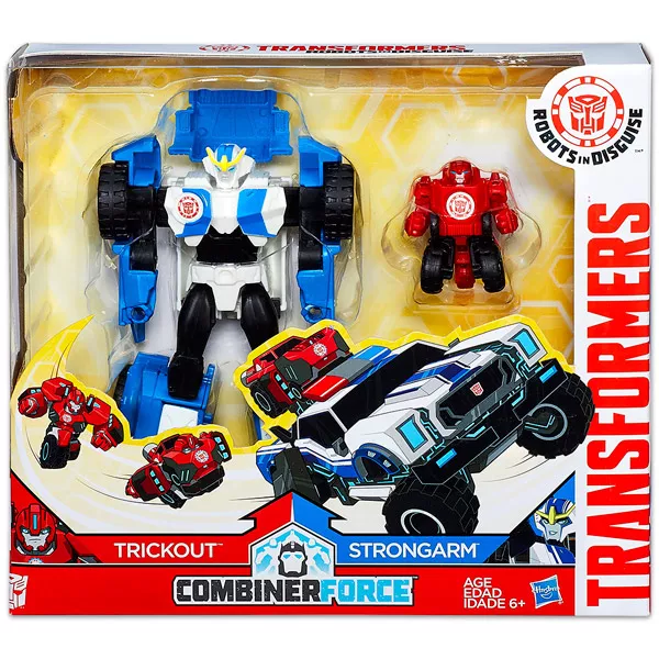 Transformers: Combiner Force - Strongarm és mini Trickout akciófigura
