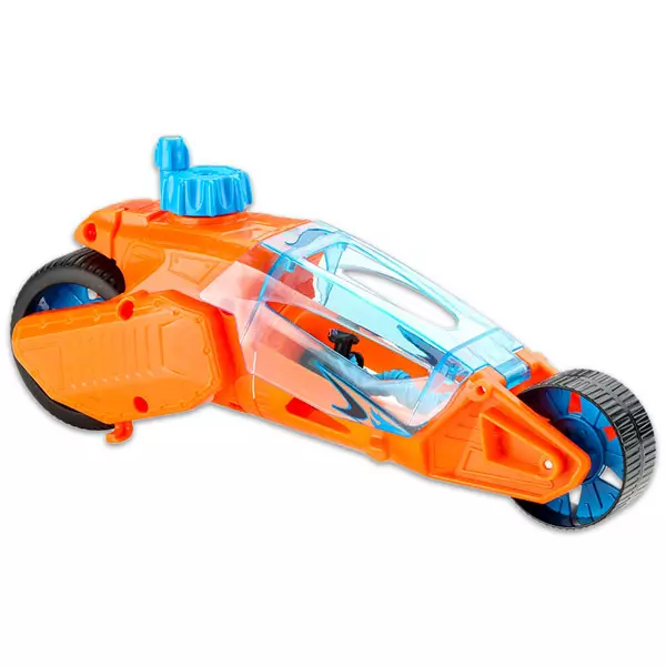 Hot Wheels Speed Winders: Motocicletă Twisted Cycle - portocaliu-albastru