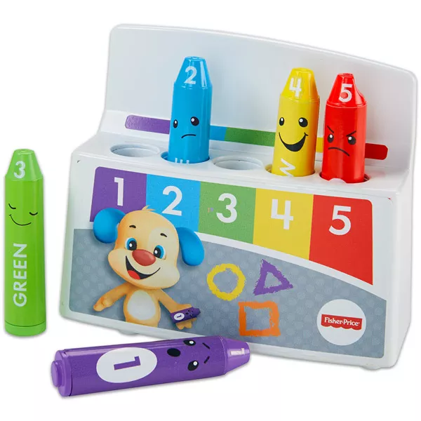 Fisher-Price: Laugh & Learn! Colorful Mood Crayons - lb. maghiară