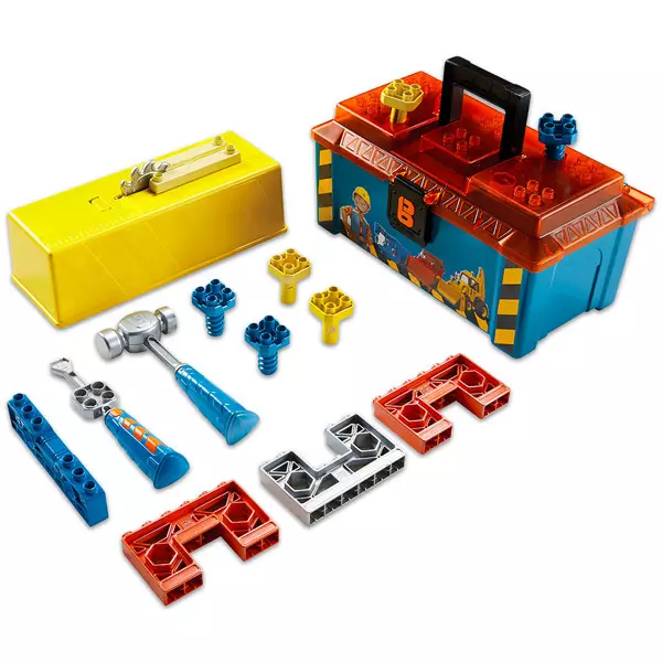 Mega Bloks: Bob Constructorul cutie cu scule - 15 piese