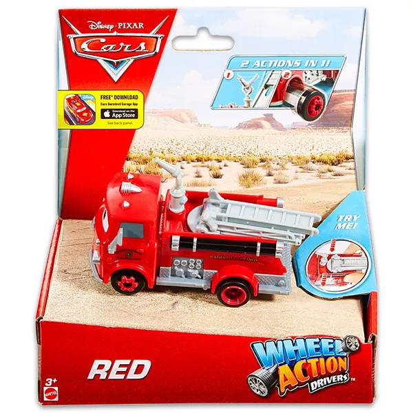 Verdák Wheel Action Drivers: Red, a tűzoltóautó 