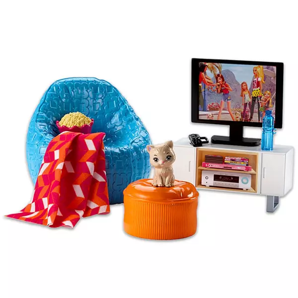 Barbie mobilier şi accesorii: cameră de zi