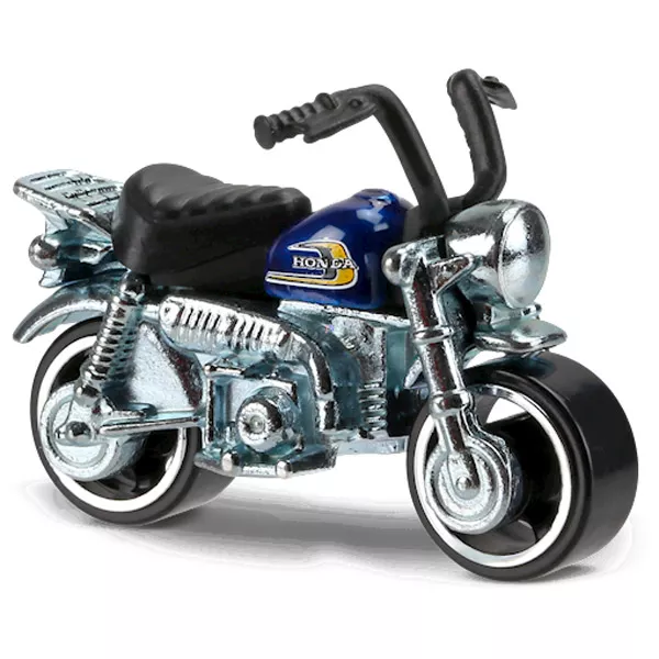 Hot Wheels Moto: Honda Monkey Z50 motor - kék