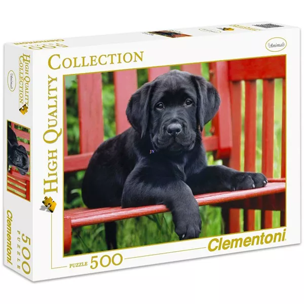 Clementoni: fekete kutya 500 darabos puzzle