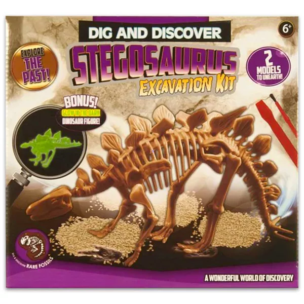 Stegosaurus dinoszaurusz régész készlet 