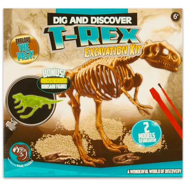 T-Rex dinoszaurusz régész készlet 