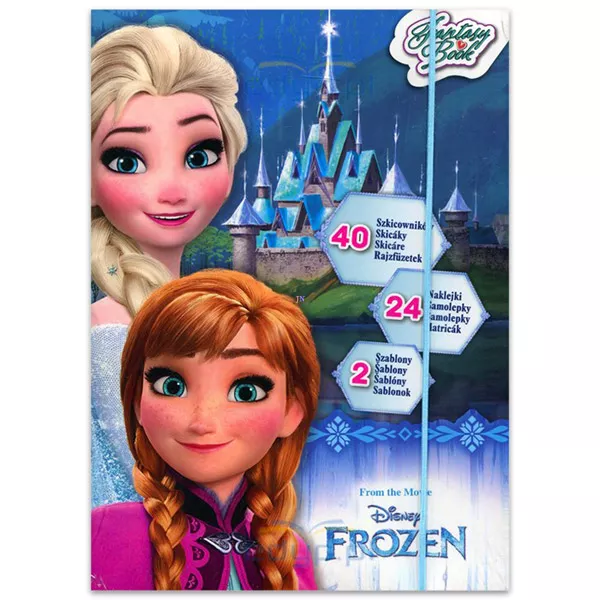Prinţesele Disney: Frozen carte fantezie - lb. maghiară