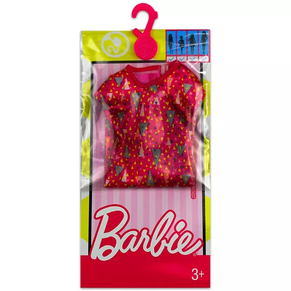 Barbie ruhák: mintás ruha - többféle