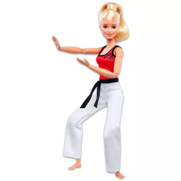 Barbie Mozgásra Tervezve: szőke hajú harcművész Barbie 