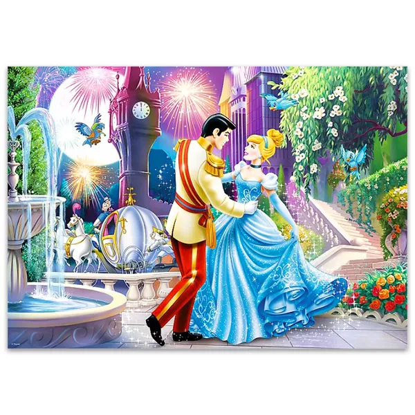 Prinţesele Disney: Cenuşăreasa - puzzle cu 200 piese