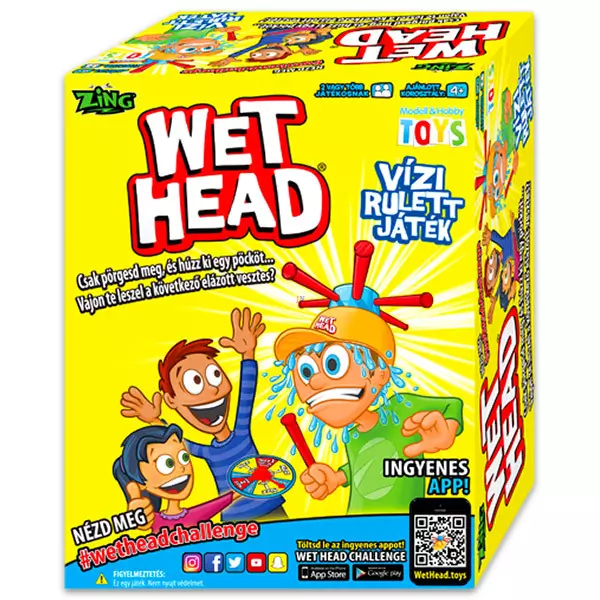 Wet Head - ruleta cu apă joc de societate în lb. maghiară