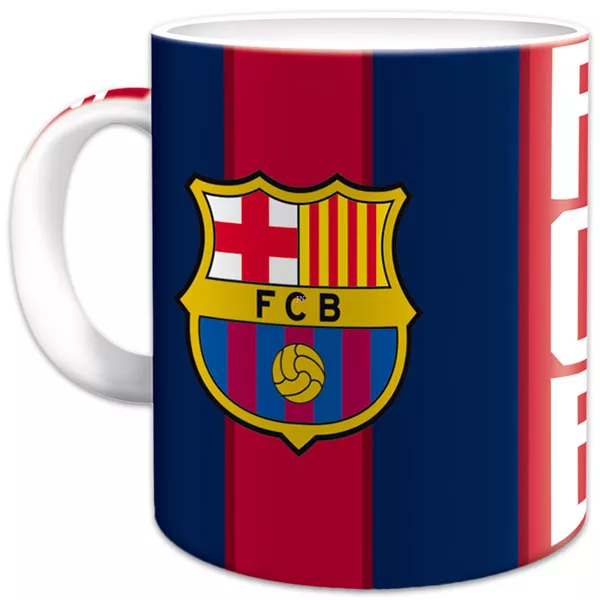 FC Barcelona bögre - 300 ml, piros-kék
