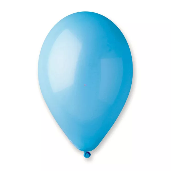 Set 10 baloane albastru deschis