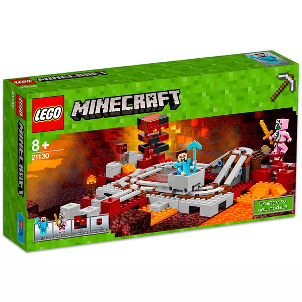 LEGO Minecraft: Calea Ferată Nether 21130