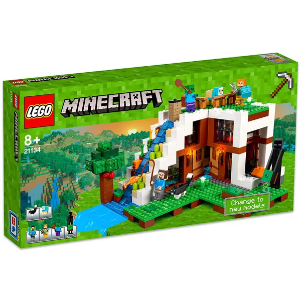 LEGO Minecraft: A vízesés bázis 21134