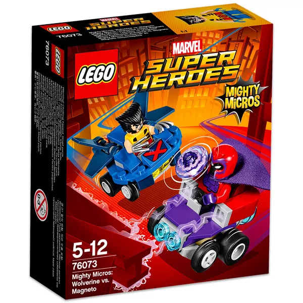 LEGO Super Heroes 76073 - Mighty Micros: Rozsomák és Magneto összecsapása