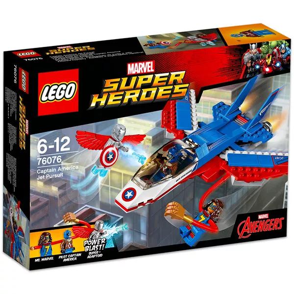 LEGO Super Heroes: Amerika kapitány - Küldetés a sugárhajtású repülővel 76076
