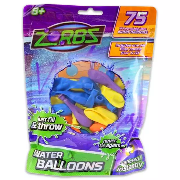 Zorbz baloane bombiţe cu apă - set cu 75 buc.