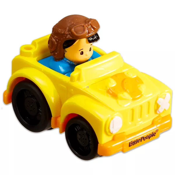 Little People autópajtások: sárga szervizkocsi 