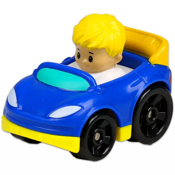 Little People: Wheelies - maşină de curse albastru