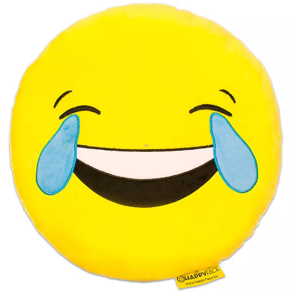 HappyFace: sírva nevetős emoji párna