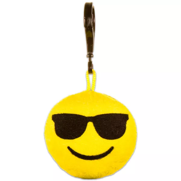 HappyFace: napszemüveges emoji kulcstartó