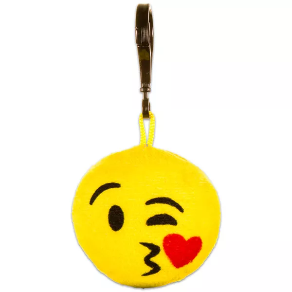 HappyFace: csókos emoji kulcstartó