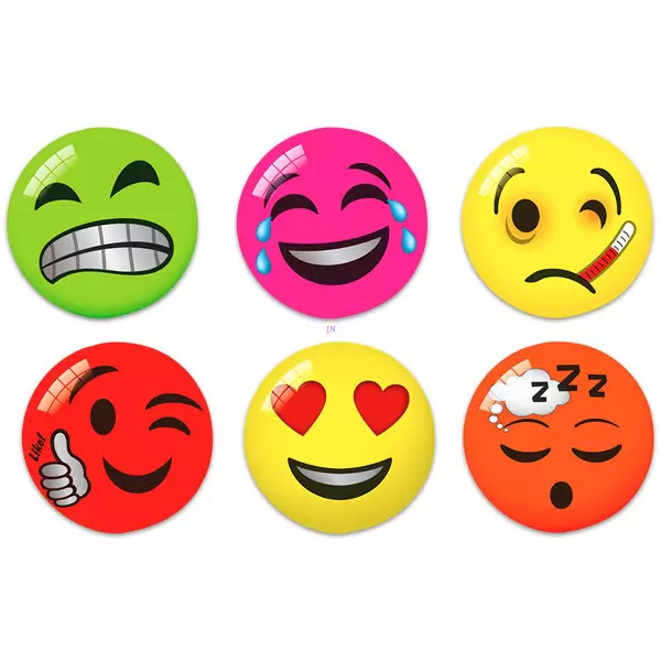 Smiley: minge cauciuc - diferite, 11 cm