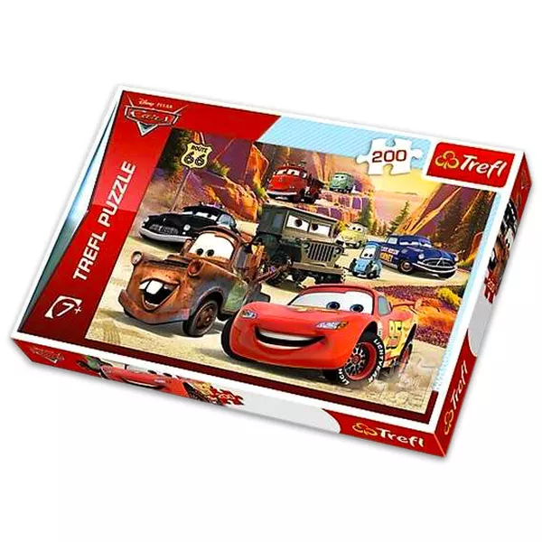 Trefl: Cars - puzzle cu 200 piese