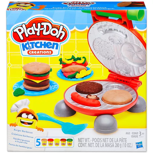 Play-Doh: 5 darabos barbecue party gyurma szett