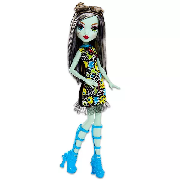 Monster High: Frankenstein lánya - Frankie Stein imojis ruhában 