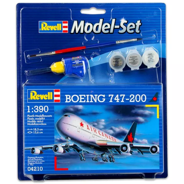 Revell: Boeing 747-200 modellszett - 1:390
