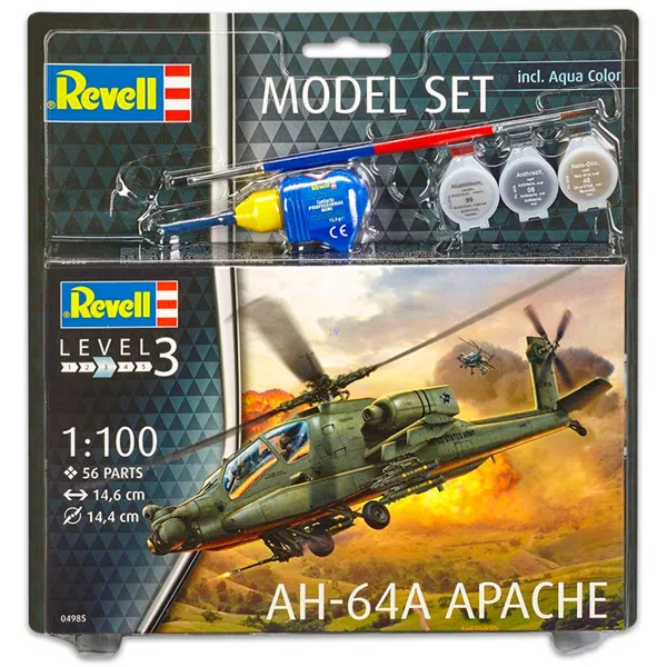 Revell: AH-64A Apache modellszett - 1:100