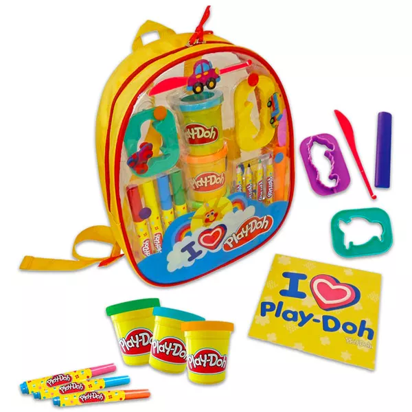 Play-Doh: Set creativ în rucsac 