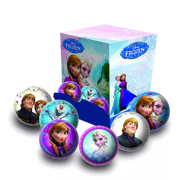 Disney hercegnők: Jégvarázs mini gumilabda - 6 cm, többféle