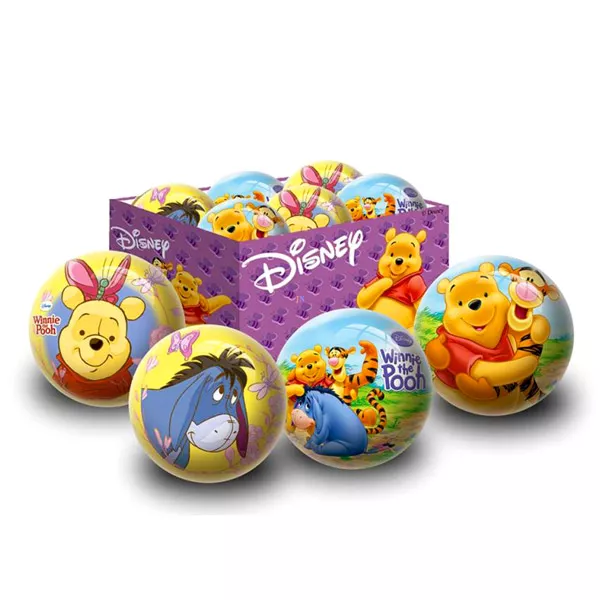 Winnie the Pooh şi prietenii săi: minge de cauciuc - 15 cm, diferite