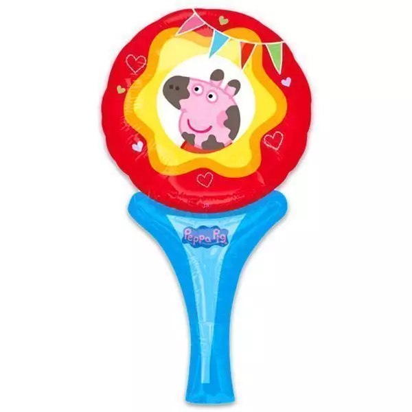 Peppa Pig: balon folie cu supapă autoînchidere