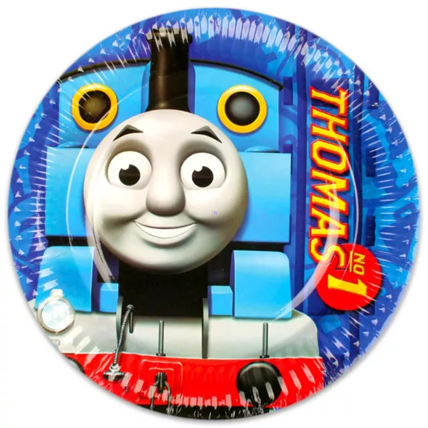 Locomotiva Thomas: farfurie carton - 8 buc.