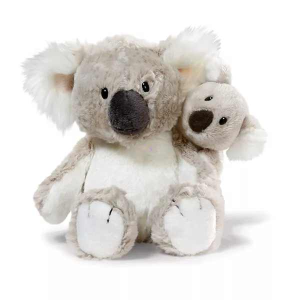 Nici: Urşi coala mamă şi pui figurină pluş - 20 cm