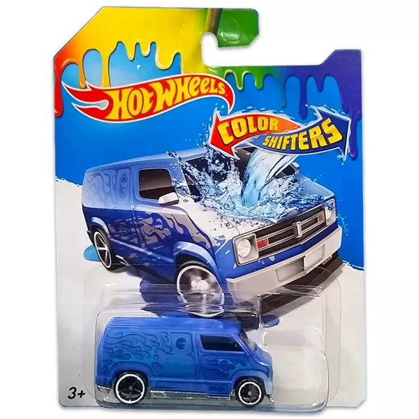 Hot Wheels City: színváltós 77 Dodge Custom Van kisautó