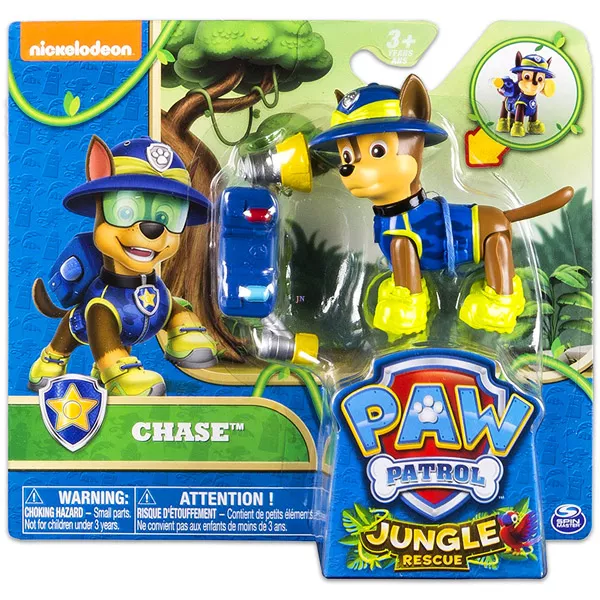 Paw Patrol: Jungle Rescue - Figurină Chase