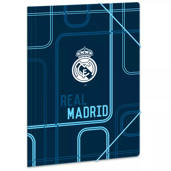 Real Madrid gumis dosszié - A4-es, kék