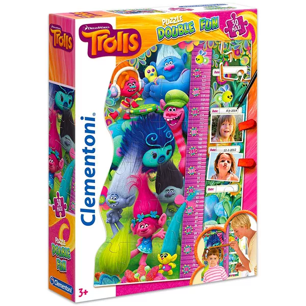 Clementoni: Trollok 30 darabos magasságmérős maxi puzzle 