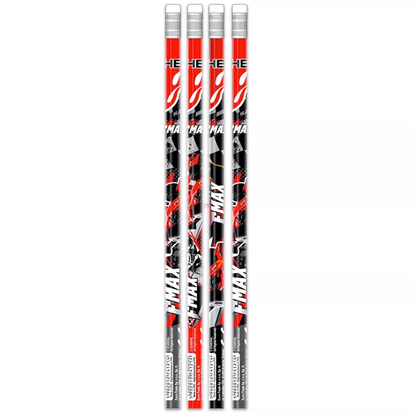 Fmax: creion grafit cu radieră - 4 buc.