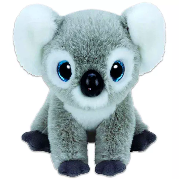 TY Beanie Babies: Kookoo koala plüssfigura - 15 cm, szürke